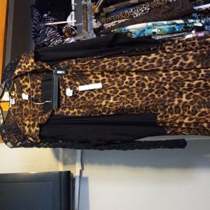 A size 3x pants set brown black and tan